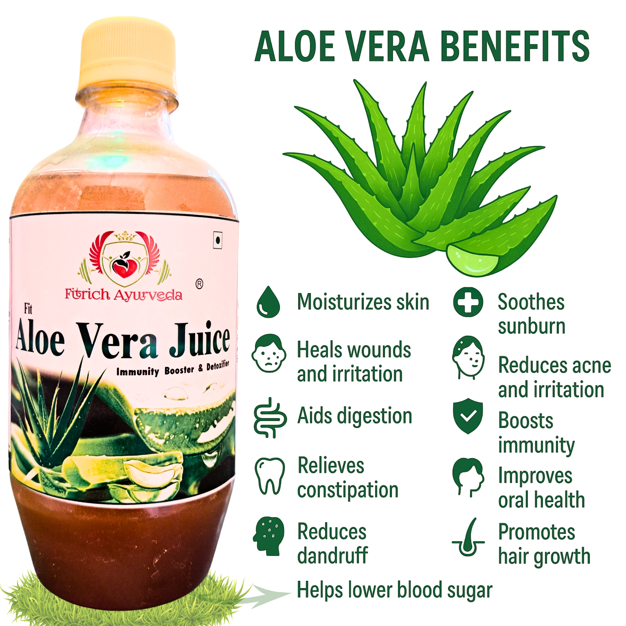 Fitrich Ayurveda Aloe Vera Juice